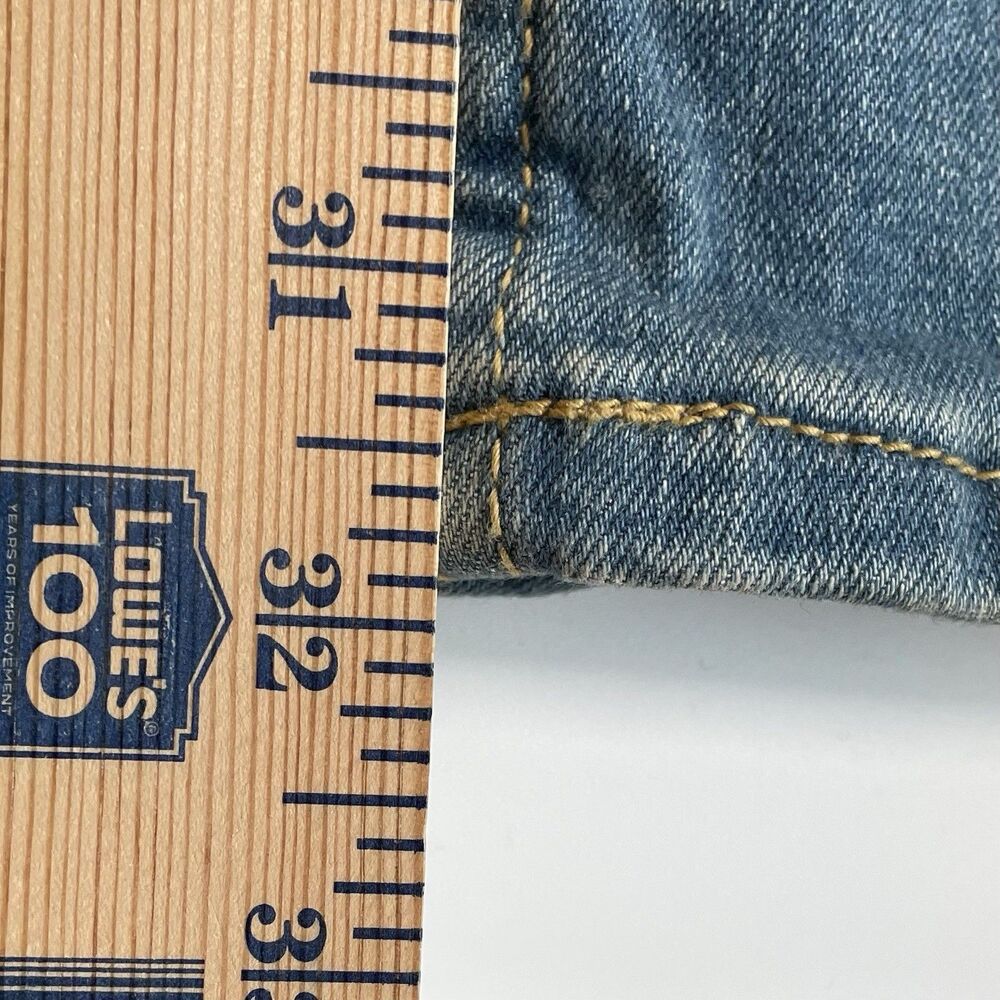 Devil Dog Athletic Fit Stretch Jeans Mens Denim Medium Wash Faded Size 36x32 NEW - Picture 13 of 15
